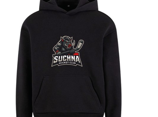 volná mikina s výšivkou